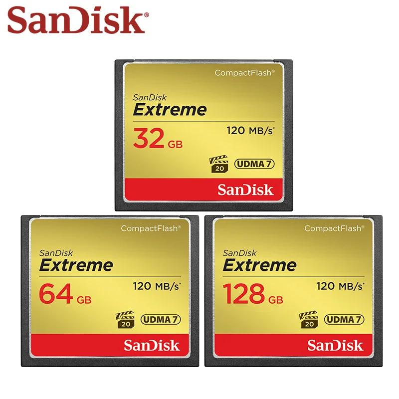 SanDisk ͽƮ Ʈ ÷ ī, , ִ 120 MB/s CF ī, UDMA 7 ޸ ī,  ī޶, 128GB, 64GB, 32GB
